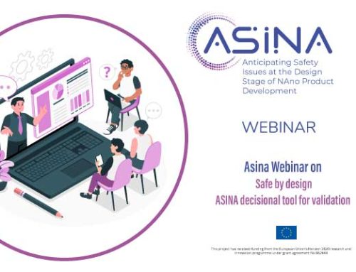 ASINA Fourth Webinar on Safe by design | Registrations are open!